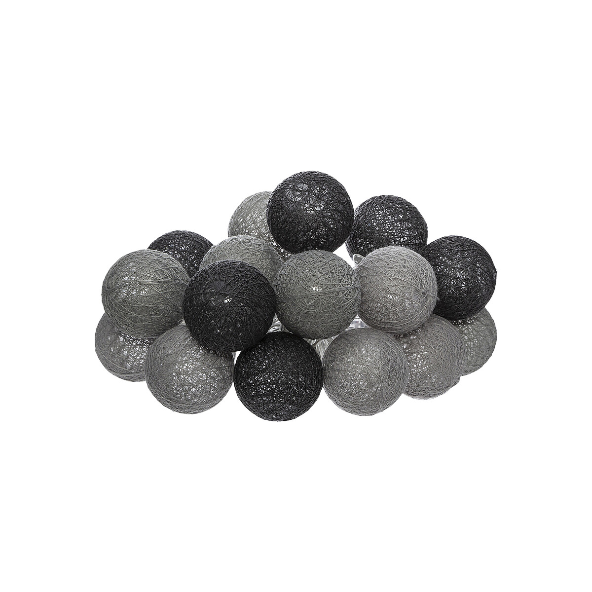 Guirlande LED &agrave; pile "Soft" 16 balls, L.255 cm