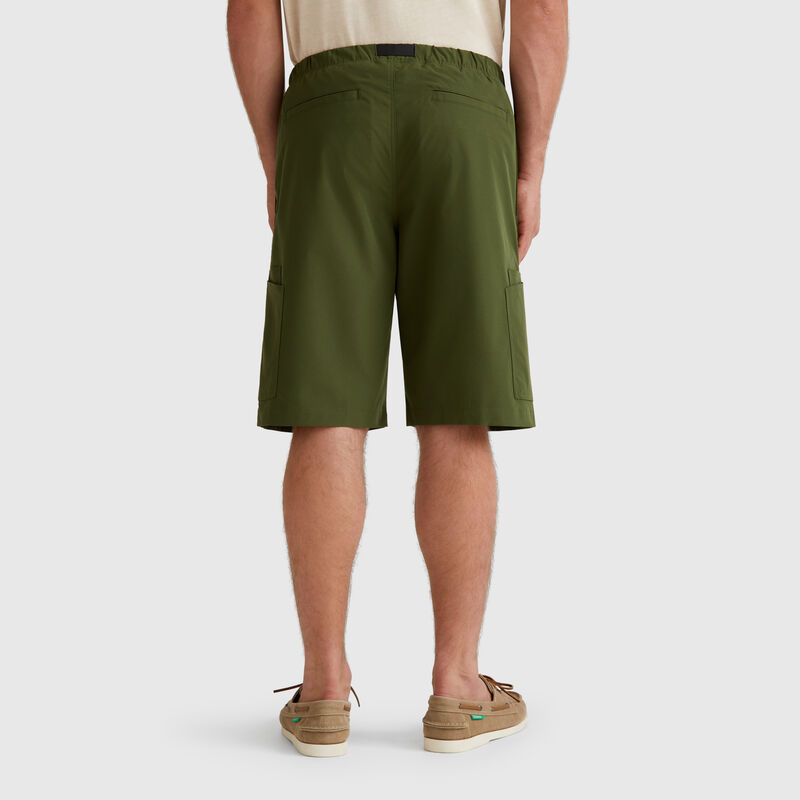 Cargo bermudas with strap