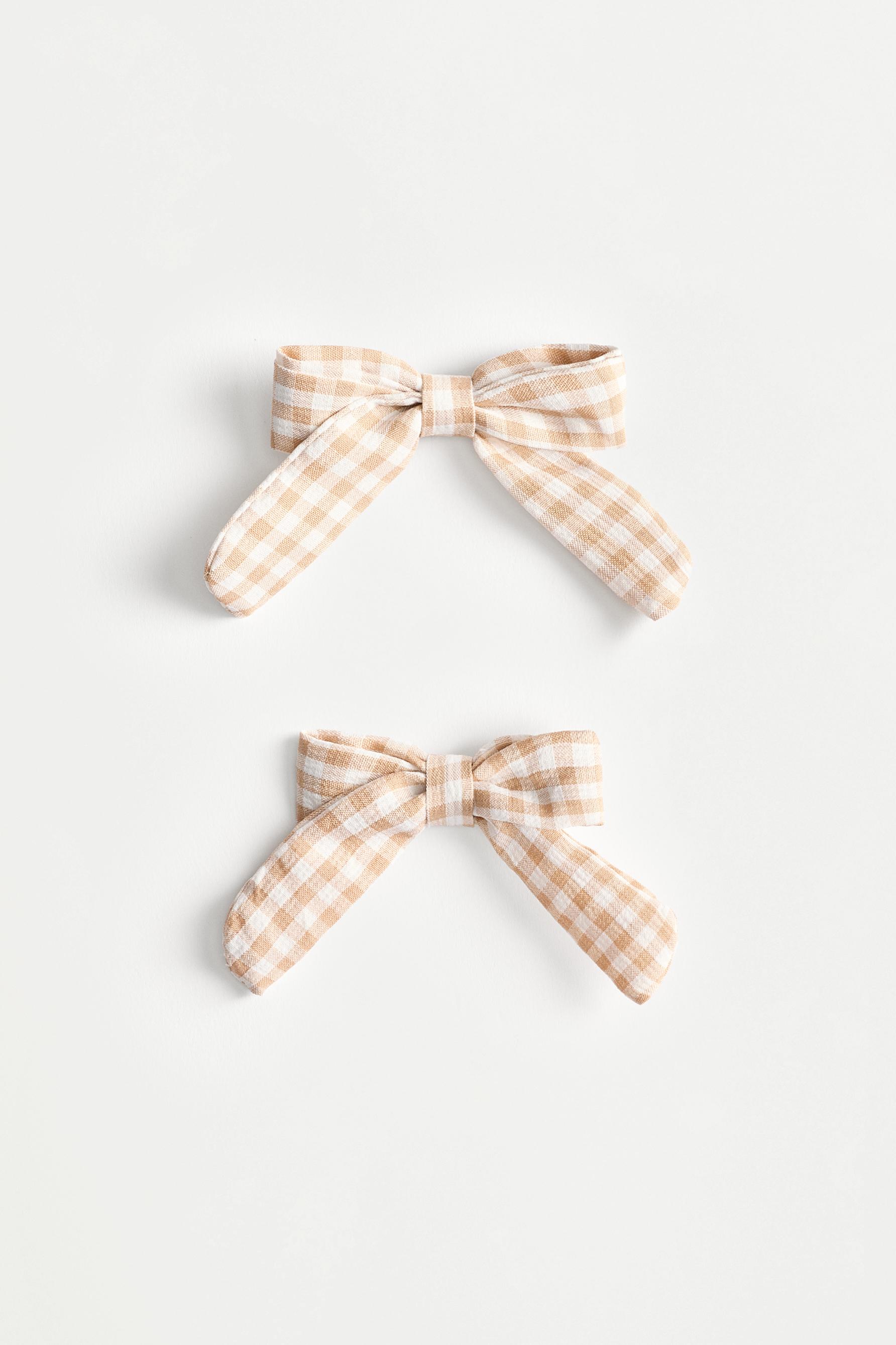 Lazos estampado vichy (Pack 2)