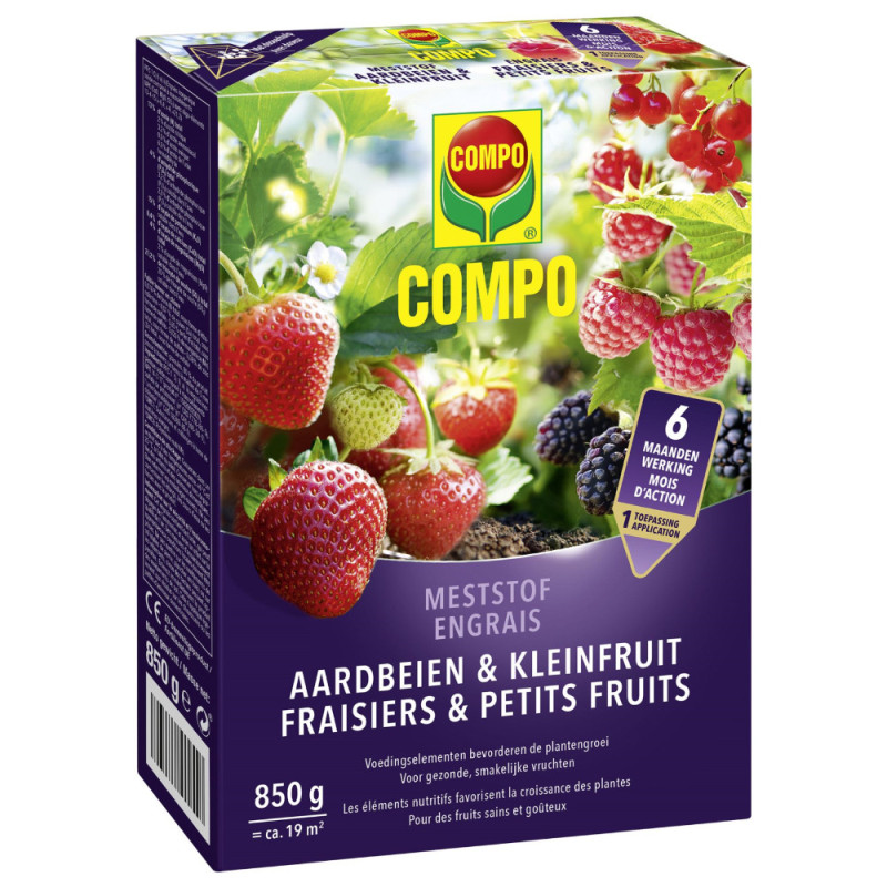 Engrais pour fraisiers et petits fruits 0,85 kg COMPO