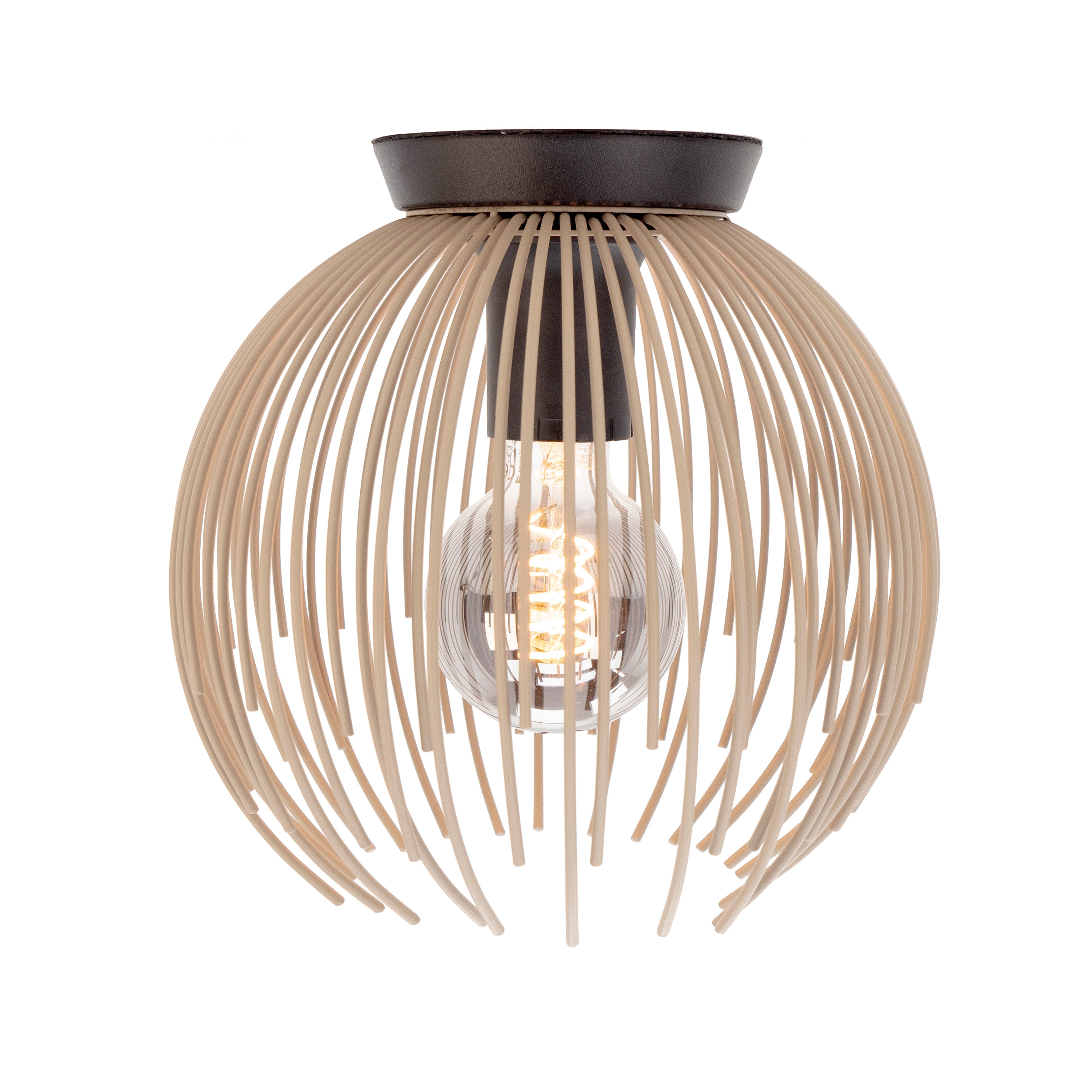 EGLO plafondlamp Venezuela-A - E27 - Ø 23.5 cm - zandkleur