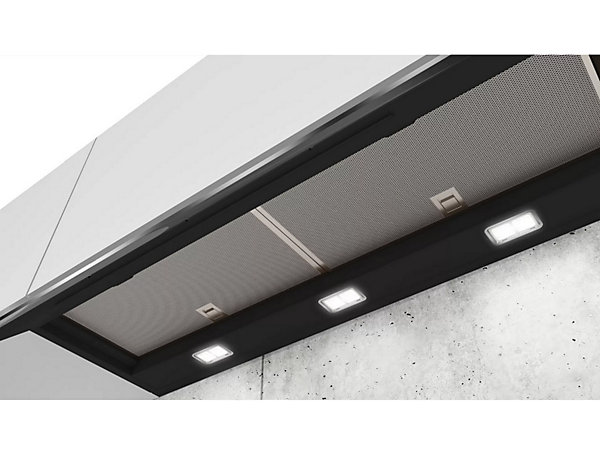 Hotte box intégrée 90cm 460m3/h noir Siemens LJ97BAM60 iq500
