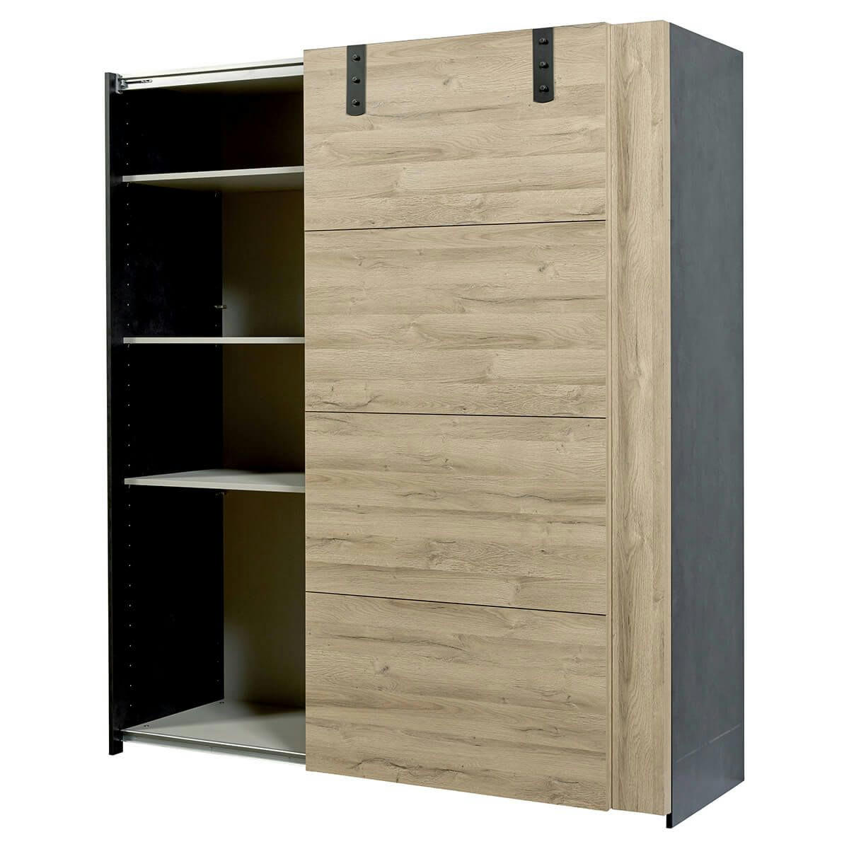 ELEOS - Armoire  2 portes coulissantes 188cm