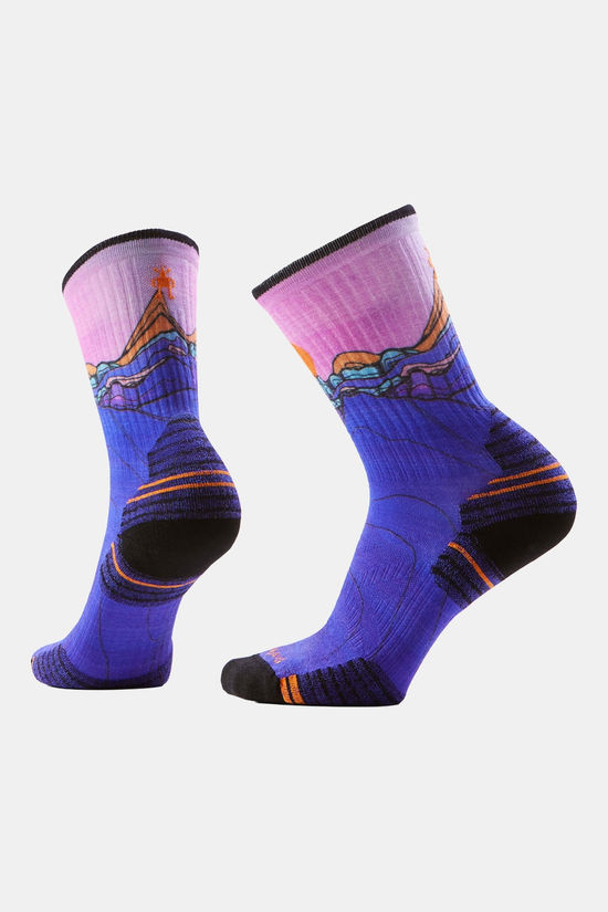 Smartwool Hike Mountain Sunrise Print Crew Wandelsok