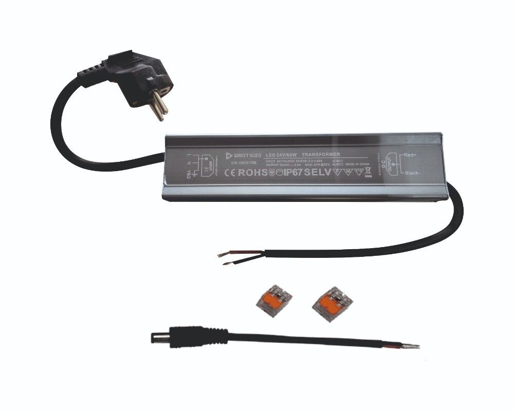 TRANSFORMATOR DIRECT SIGN LED 60W/24V
