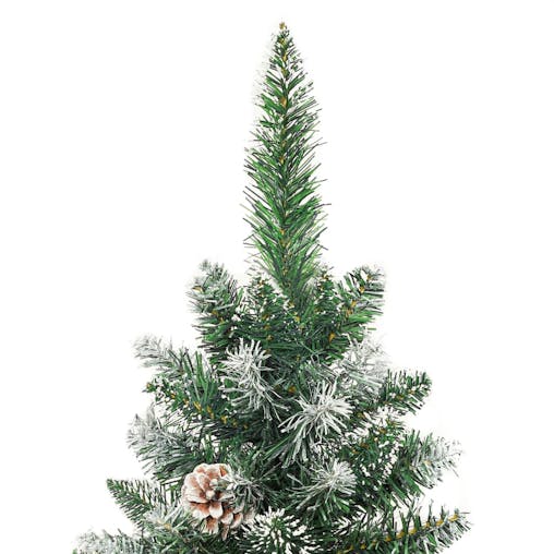 NNEVL Artificial Slim Christmas Tree with Stand 150 cm PVC
