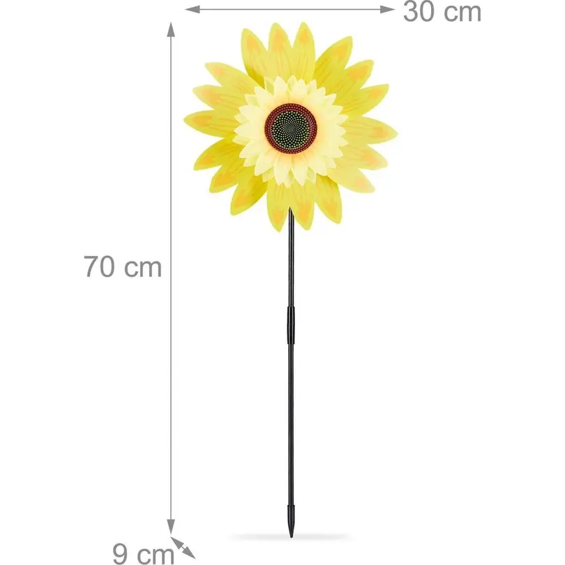Figur Windrad Sonnenblume