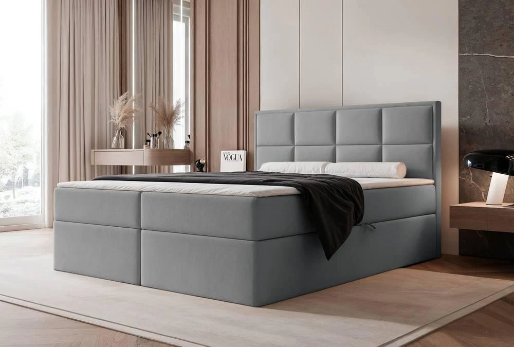 Boxspring Antonia velvet met opbergruimte 180x200