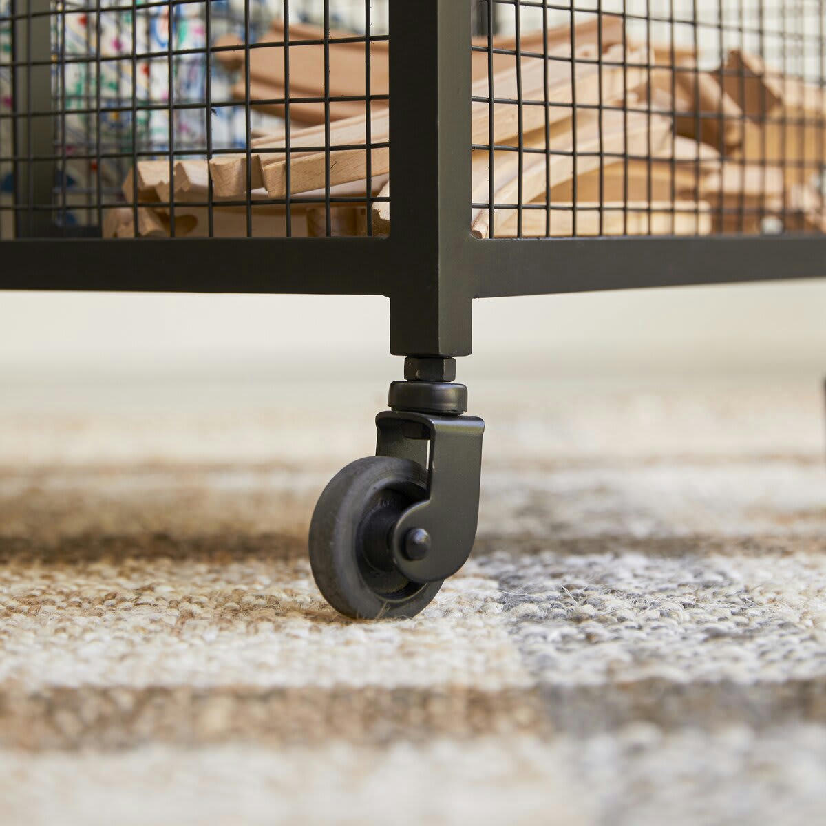 INDUSTRIEL - Casier à jouets enfant en métal