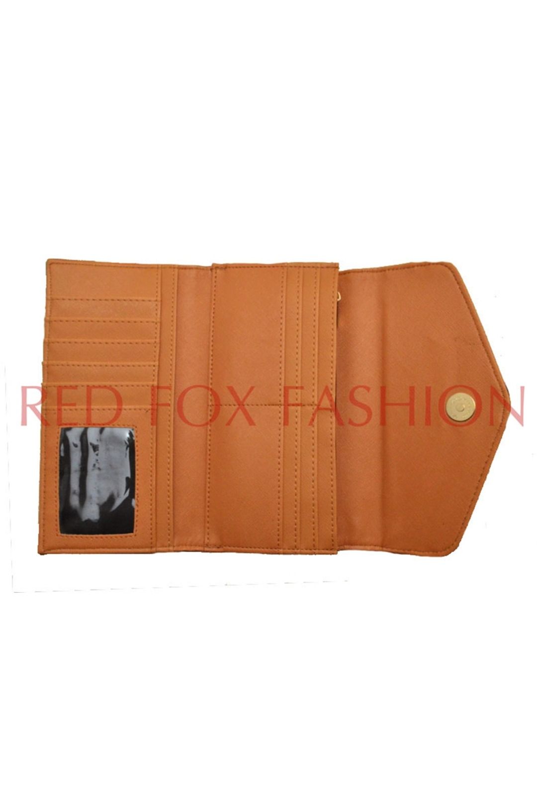 Fontanella Fashion Fox Face Long Clutch Purse
