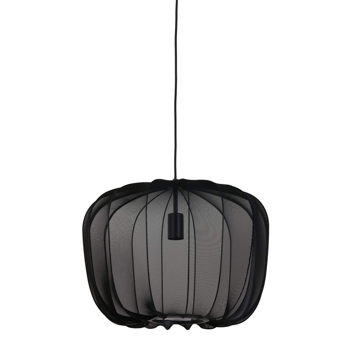 Light & Living hanglamp Plumeria - zwart - Ø50cm