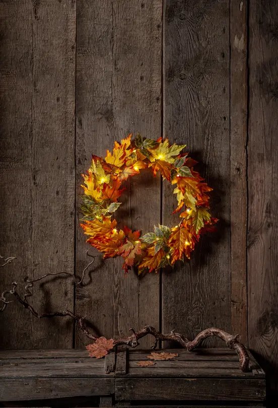 LED-Kranz Autumn