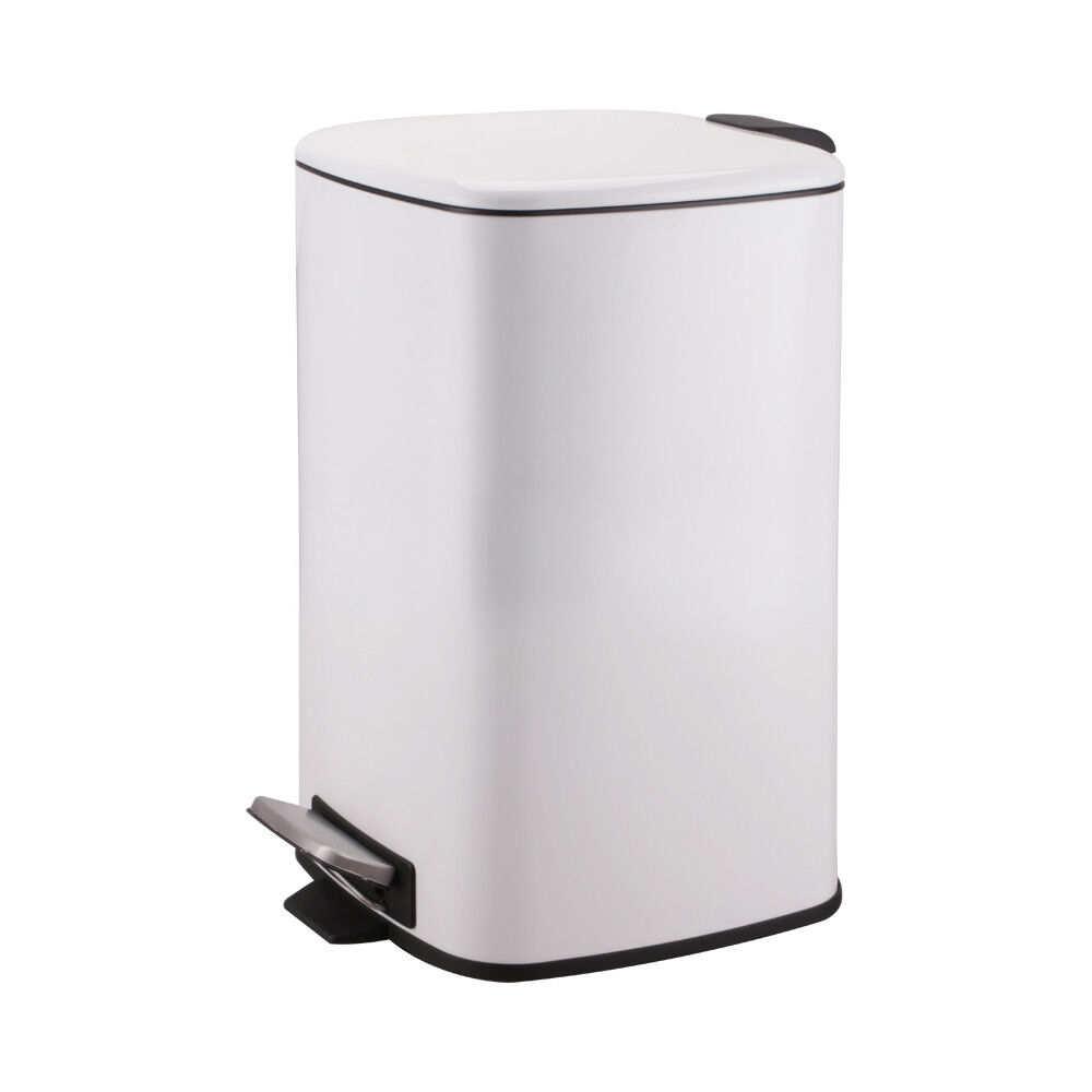 Poubelle pédale blanche 20 L