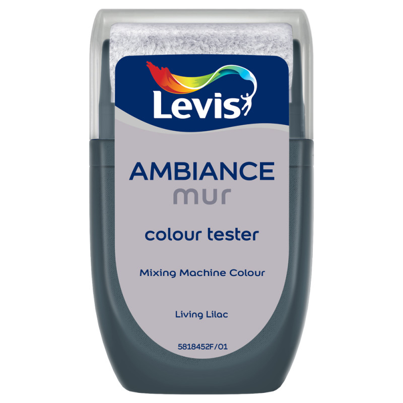 Testeur peinture pour murs Ambiance living lilac extra mat 0,03 L LEVIS