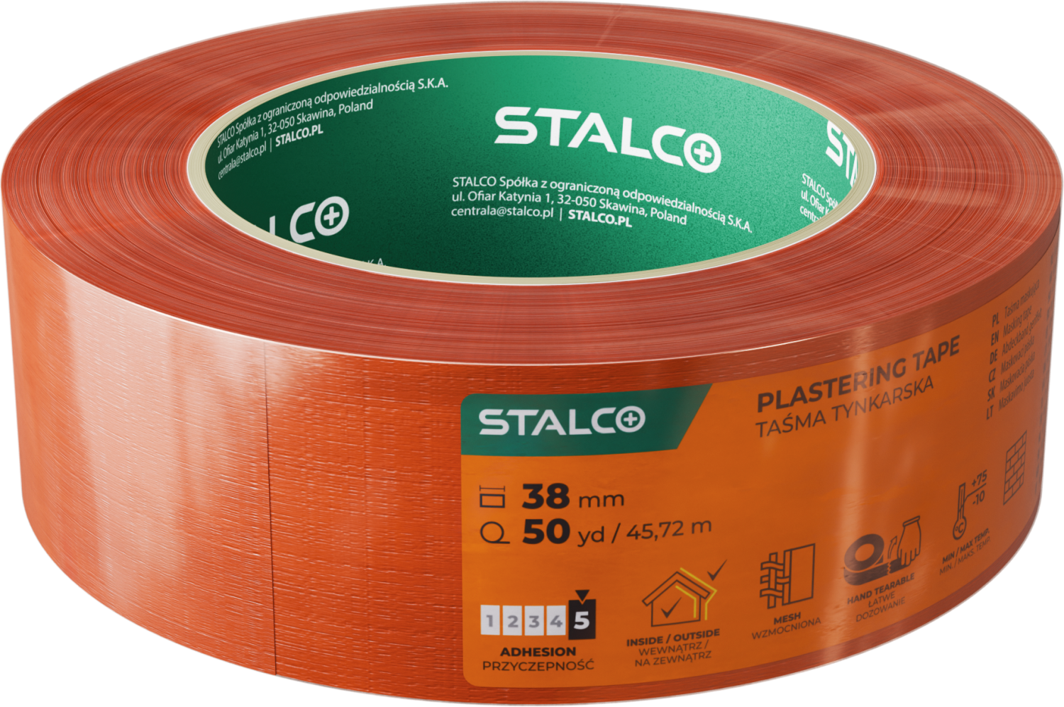 Taśma tynkarska 38mm x 50yd STALCO S042138469