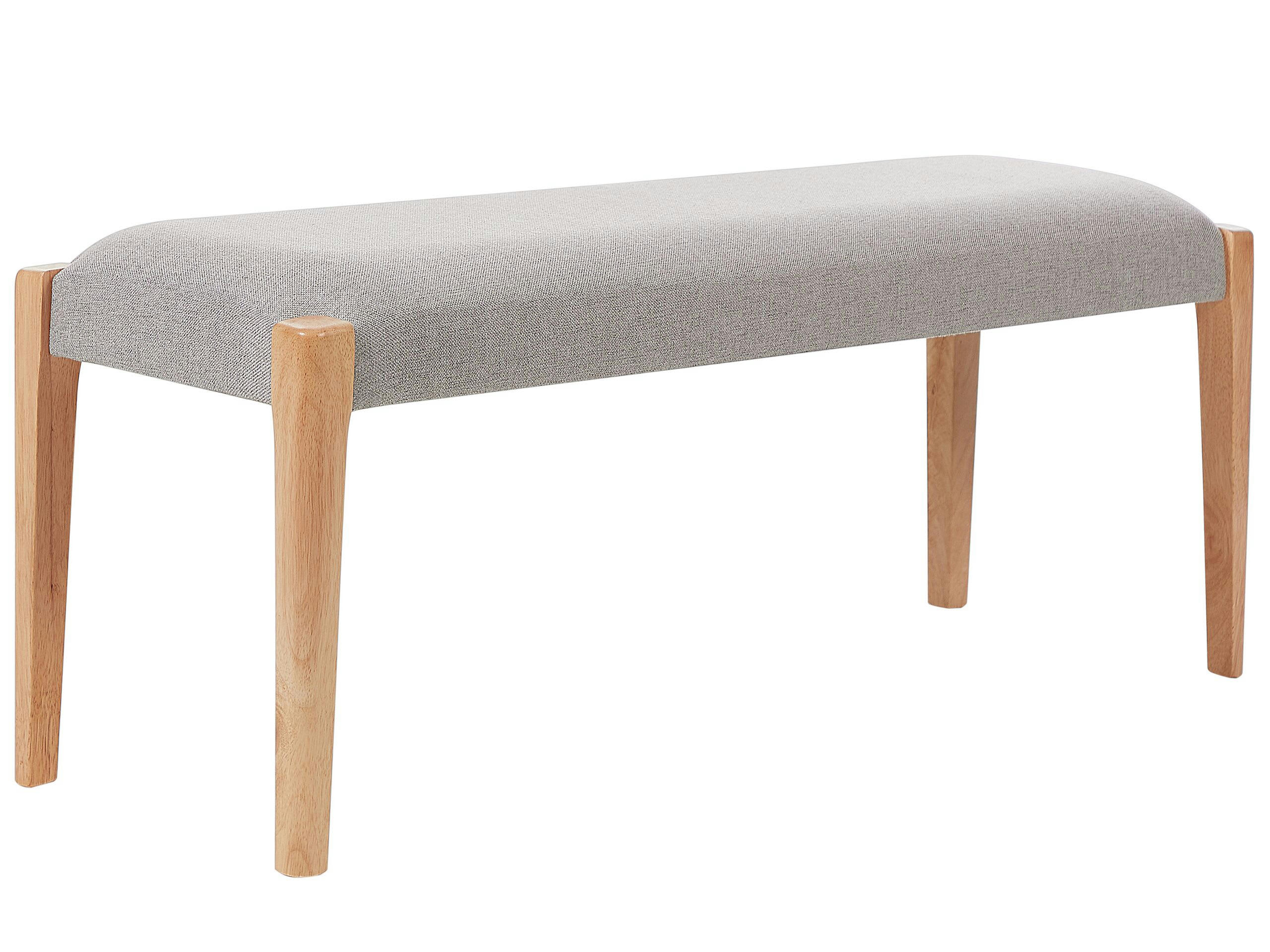 ELYRIA - Banquette de salle à manger bois ton clair et gris