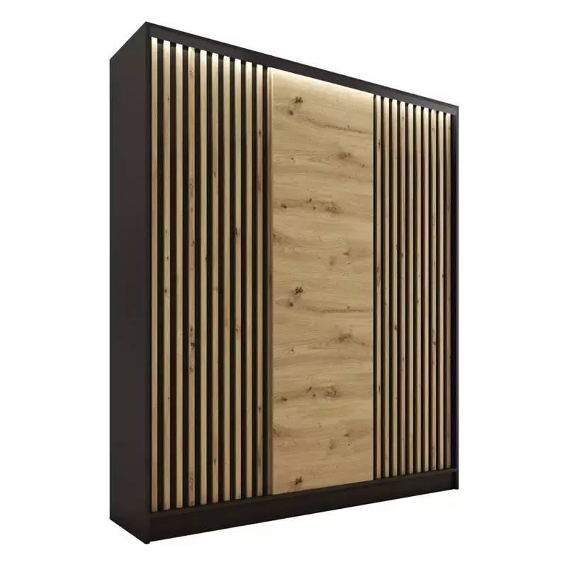 Szafa przesuwna z lamelami 150 cm LOFT artisan