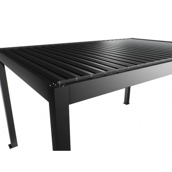 Pergola »Gr. 4,5 x 3«, BxHxT: 460 x 264 x 312 cm, dunkelgrau/silber-metallic
