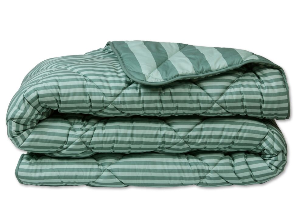 Ambiante Ohana - dekbed zonder overtrek (incl. 2 kussenslopen) - 240x200 cm - Groen - all year - wasbaar