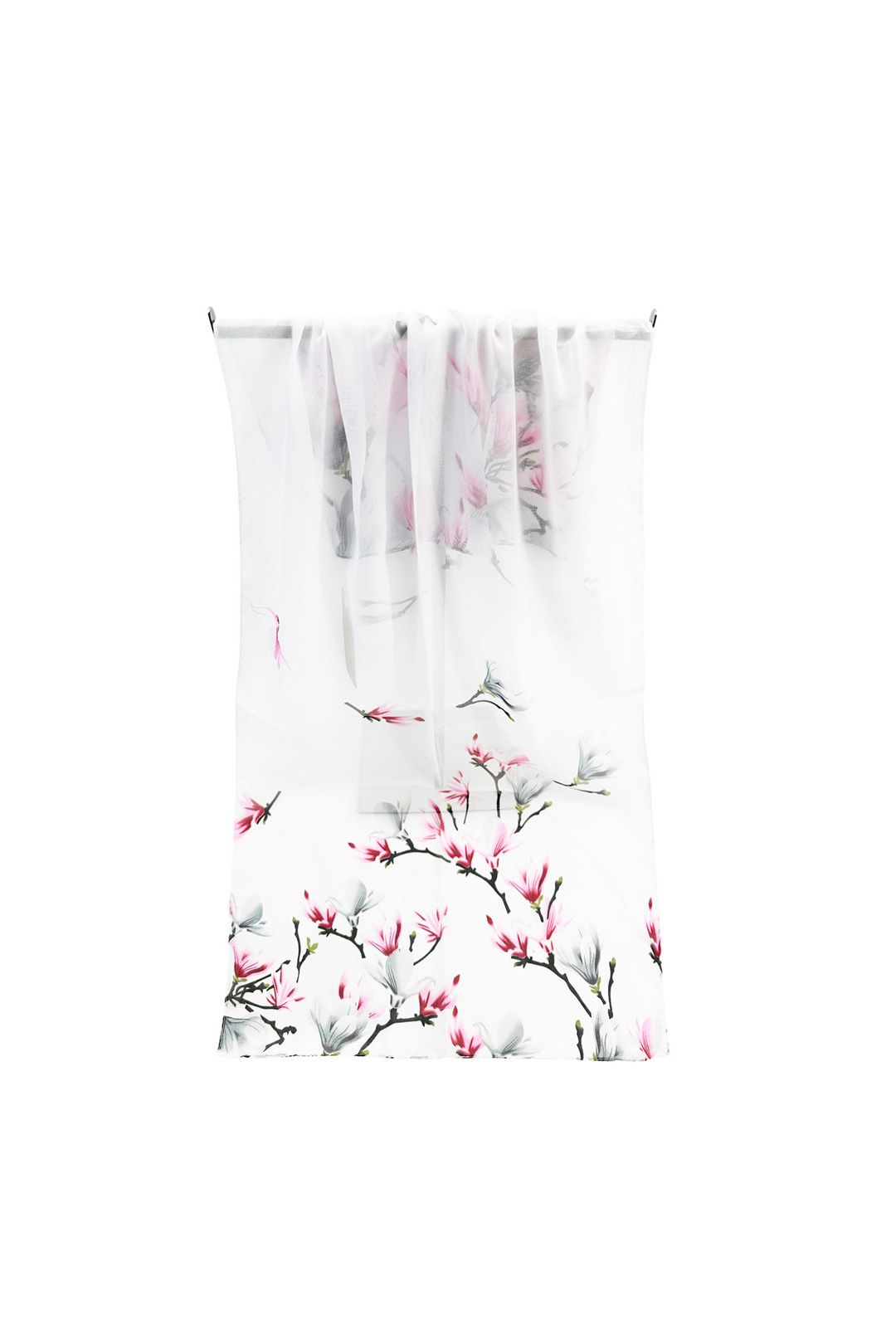 Vellin Floral Print Chiffon Scarf