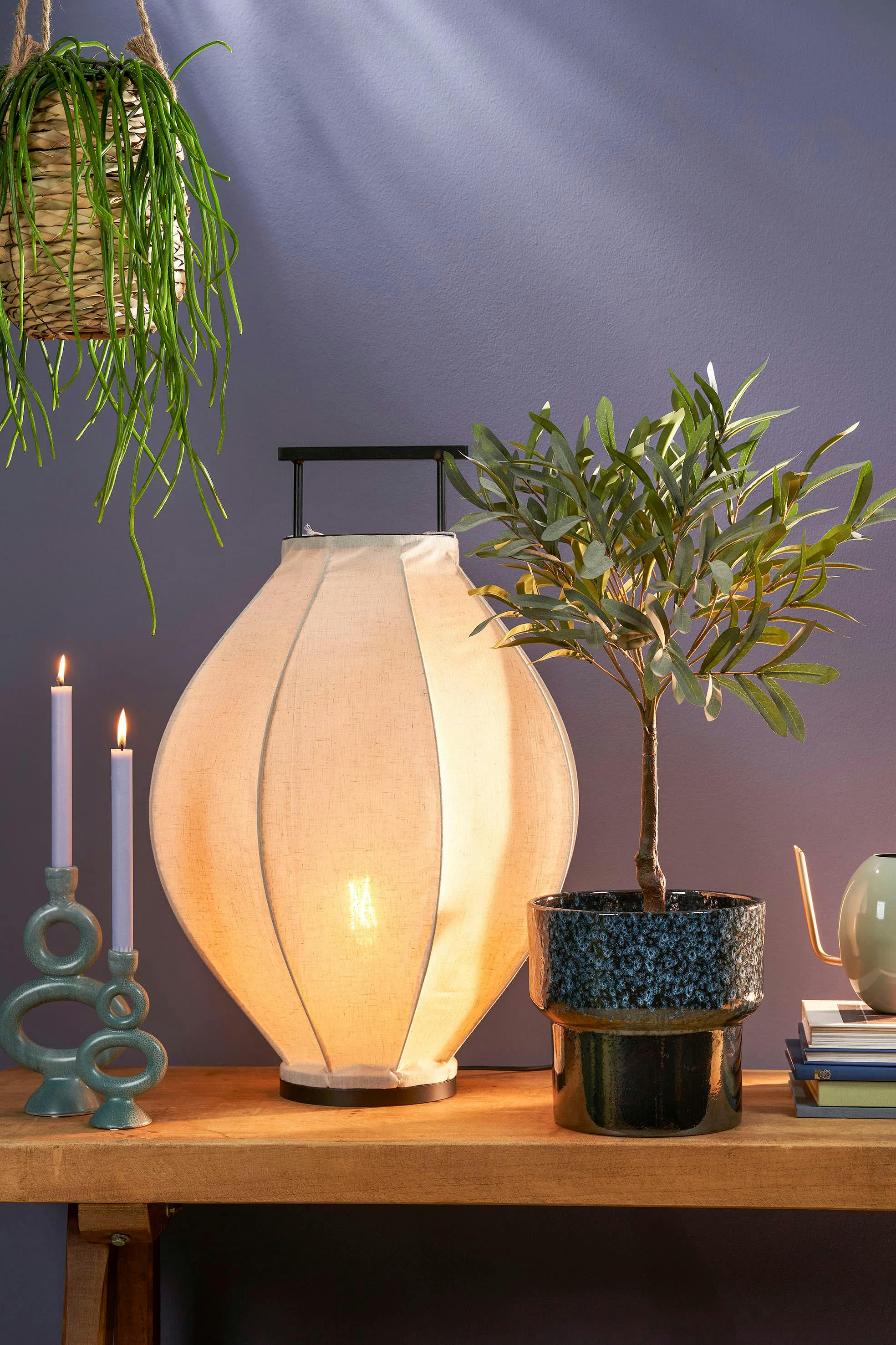 - Olivier artificiel vert clair en pot H75