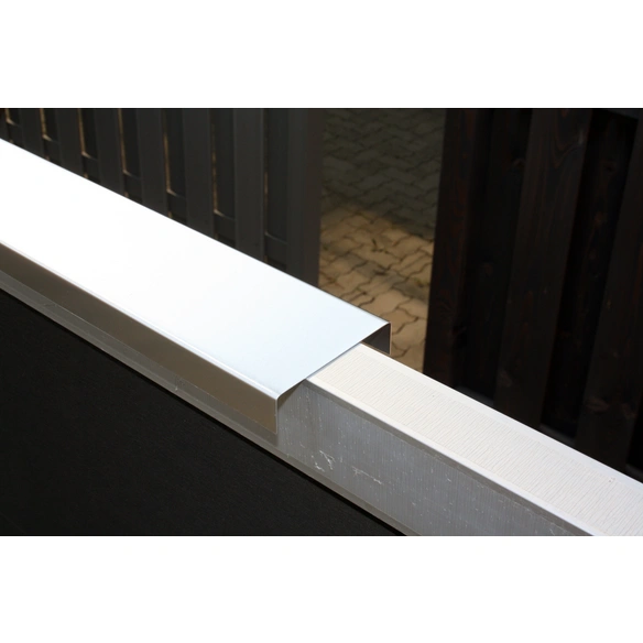 Profilblech »Haus- u. Gartenprofile«, Aluminium, BxHxL: 85 mm x 20 mm x 1000 mm