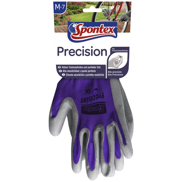 Arbeitshandschuhe »Precision«, grau/grün/pink