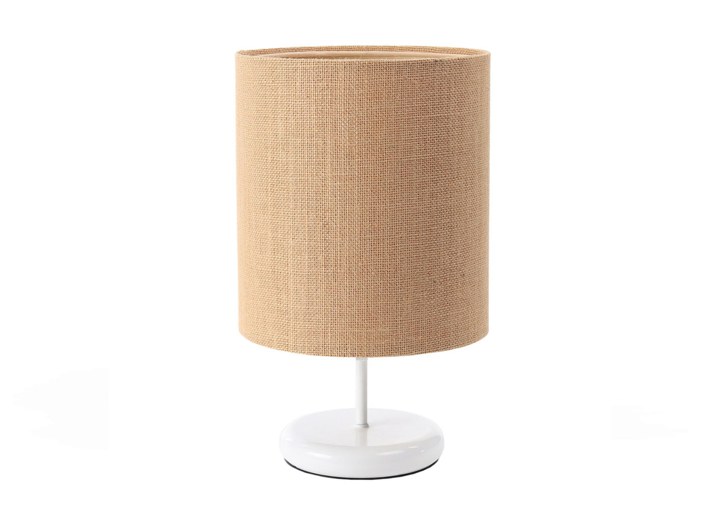 Lampa stołowa Boho tkaninowa beżowa
