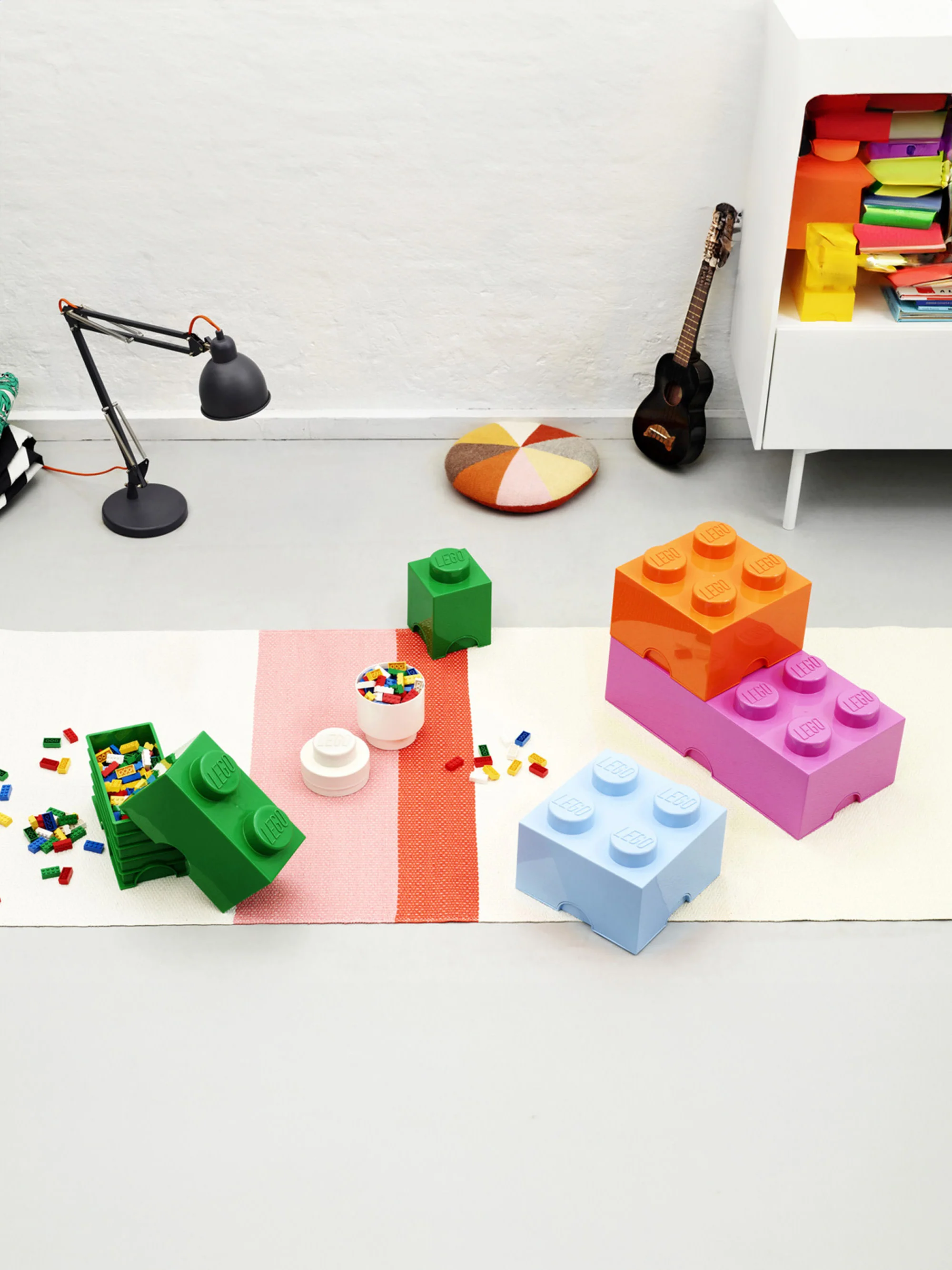 Kinder-LEGO?-Aufbewahrungsbox Brick mit 4 Noppen