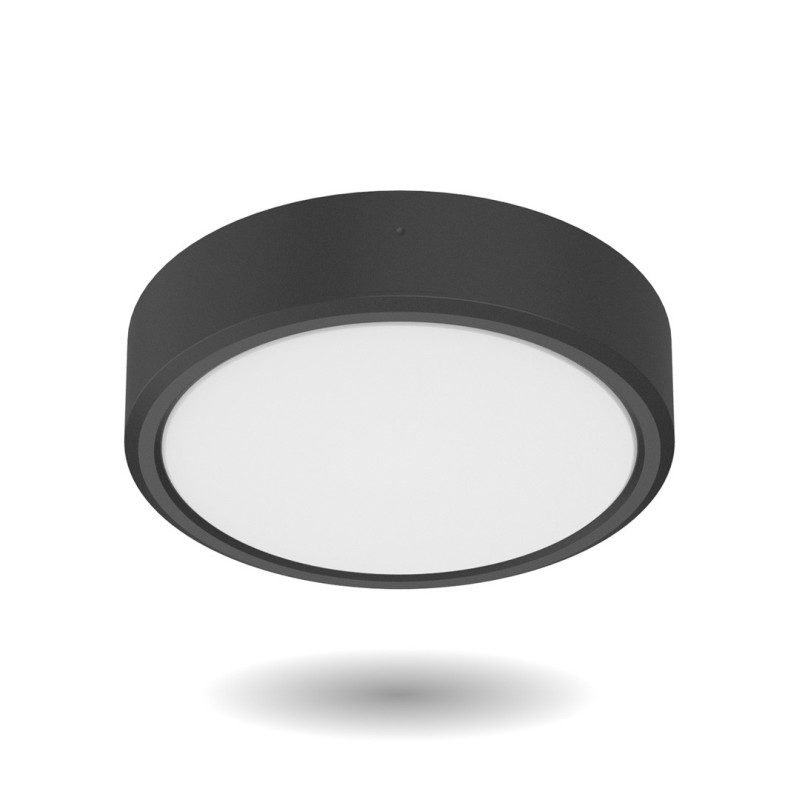 Spot encastrable LED Downlight noir blanc dimmable IP44 1650 lm 10 W XANLITE