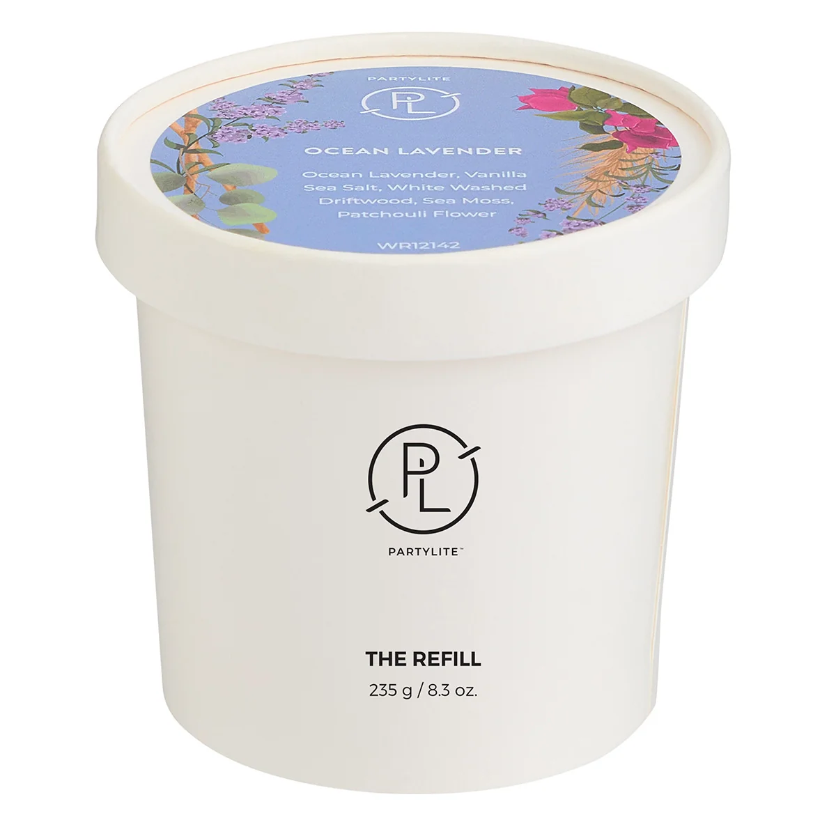 Refillable by PartyLite Ocean Lavender Candle Refill