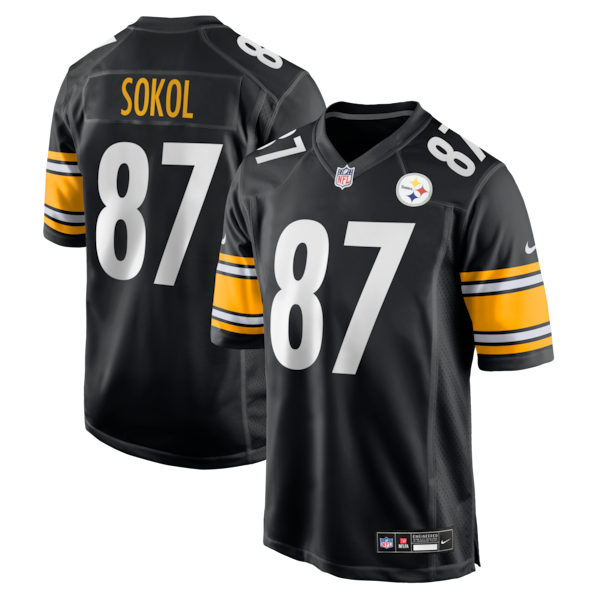 Matt Sokol Pittsburgh Steelers Nike Team Game Jersey -  Black