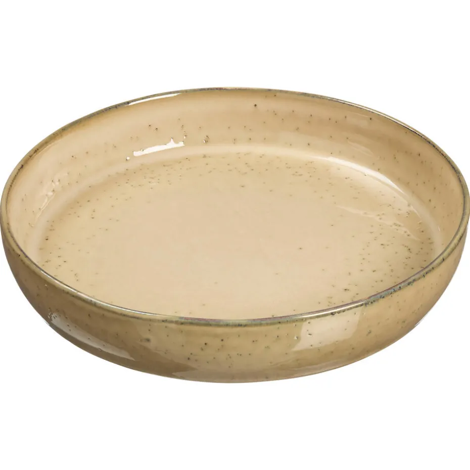 Kwantum Kerstservies | Borden | Pastabord Ava Beige – ⌀21cm