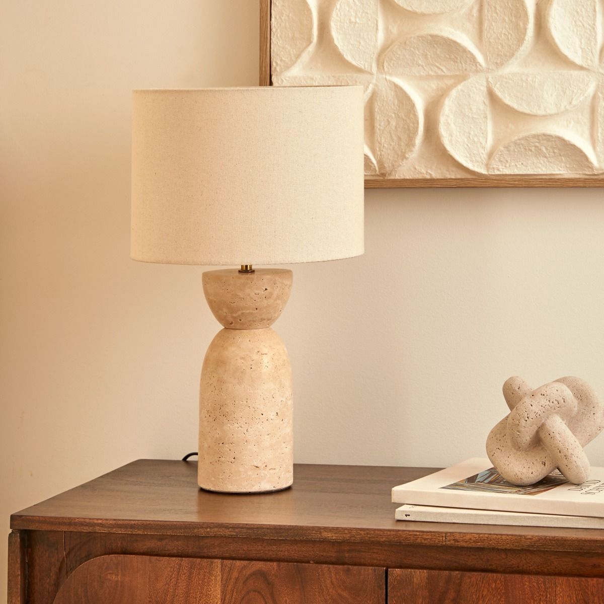 Lampa ERIN beżowa 28x47,5 cm