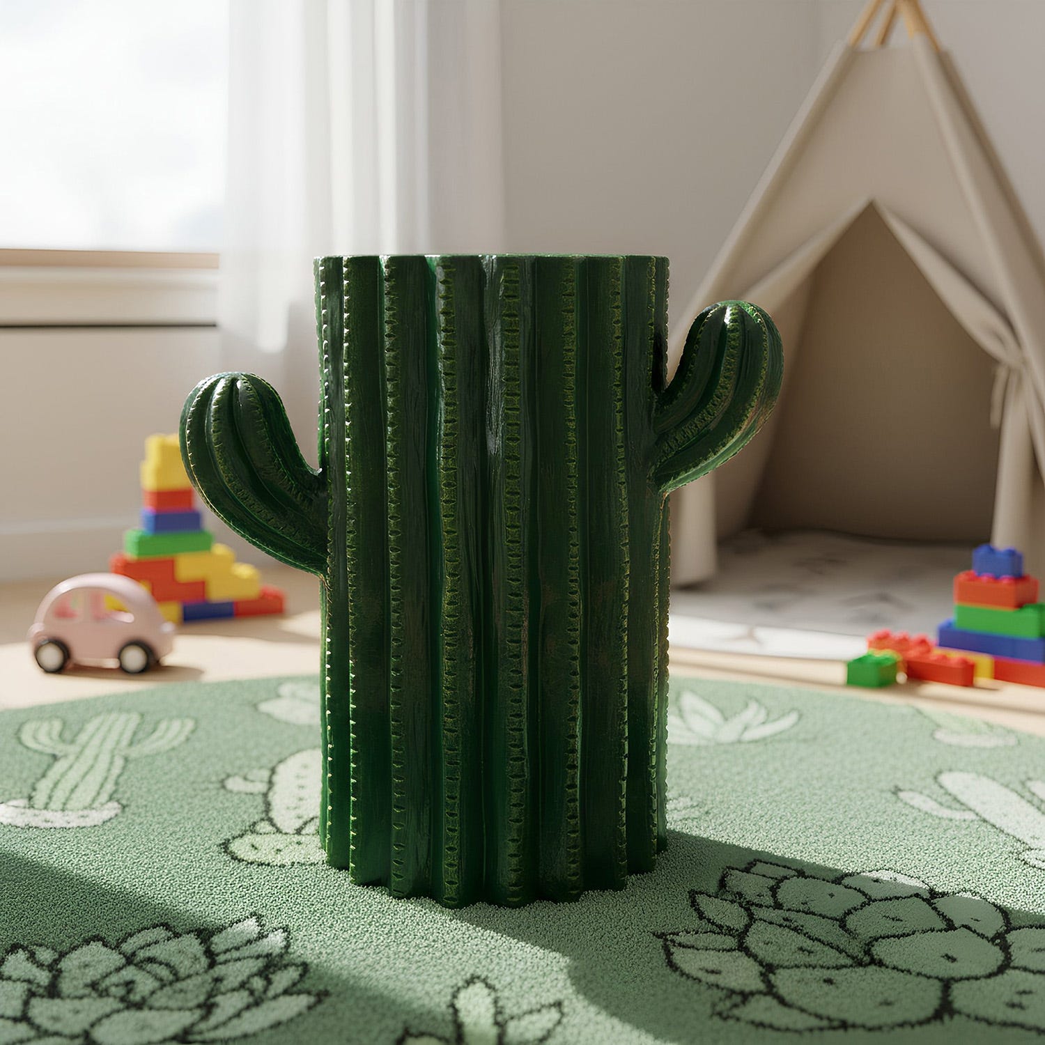 Sgabello decorativo cactus 42 cm