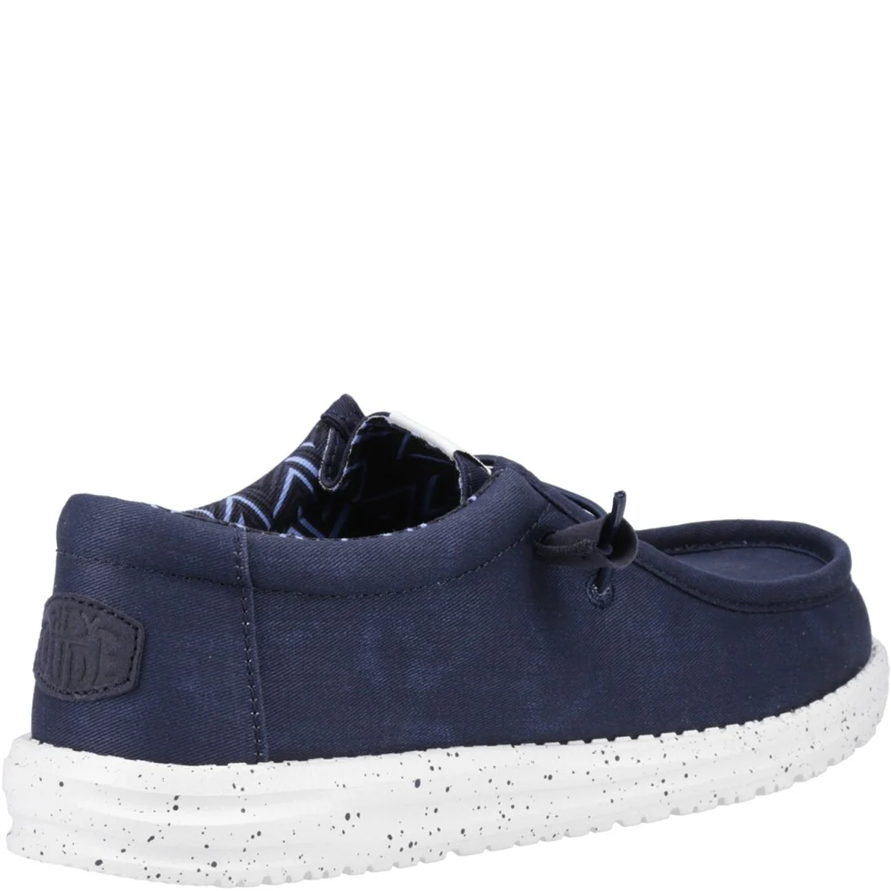 HEYDUDE Wally Stretch Canvas Slip on Shoe