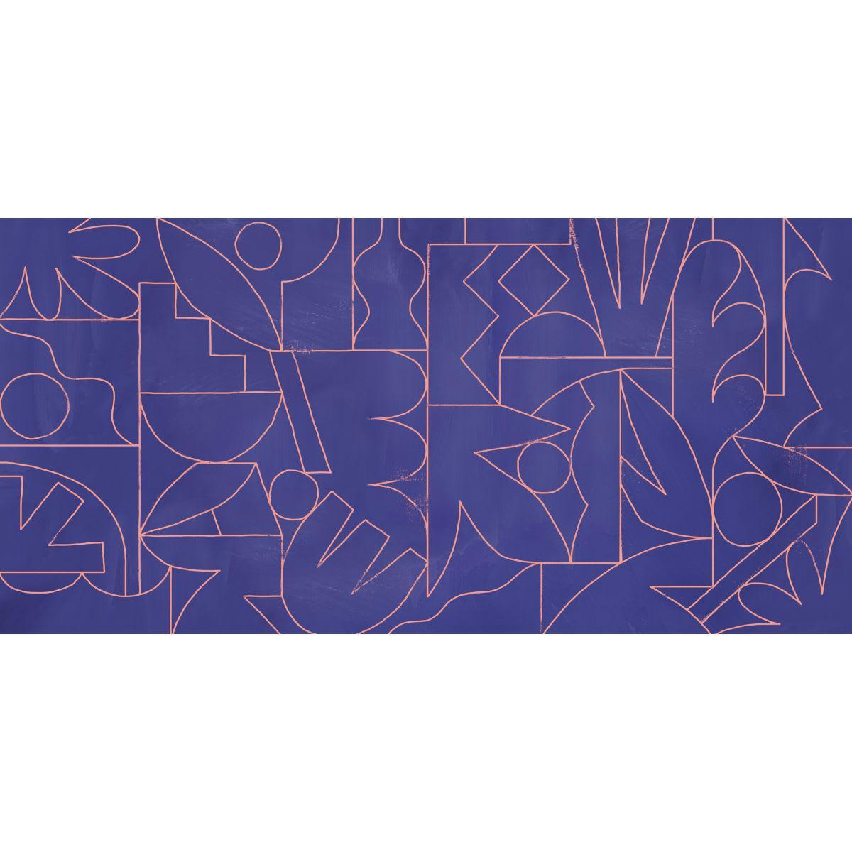 - Papier peint panoramique fragments 255 x 250 cm