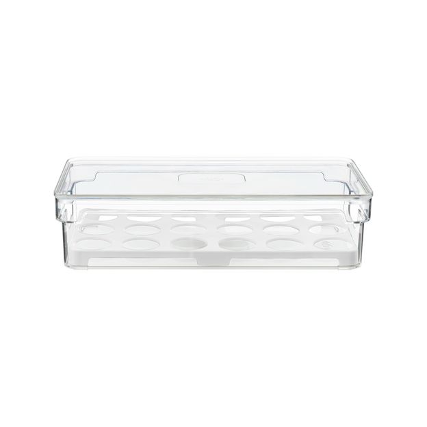 ORGANIZADOR PORTA-OVOS COM TAMPA PRACTICAL FRIDGE