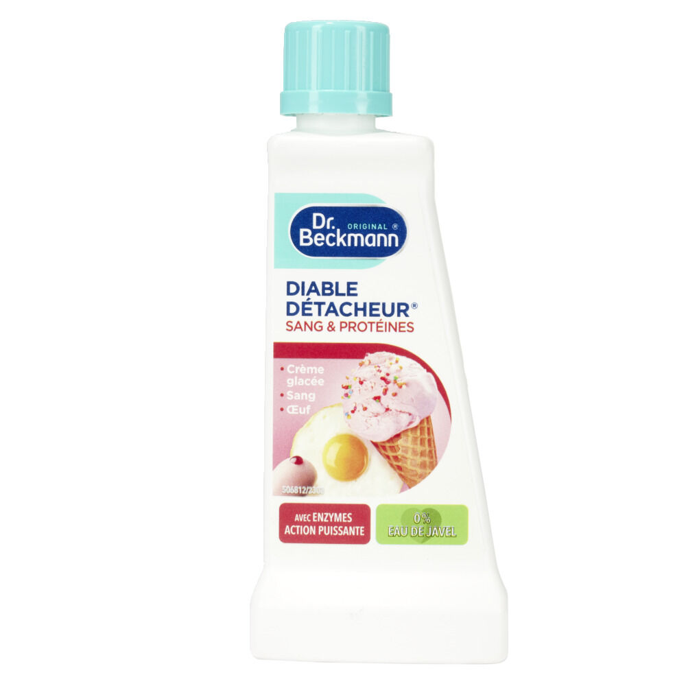 Détachant Dr Beckmann diable détacheur sang et protéines 0% de javel 50ml