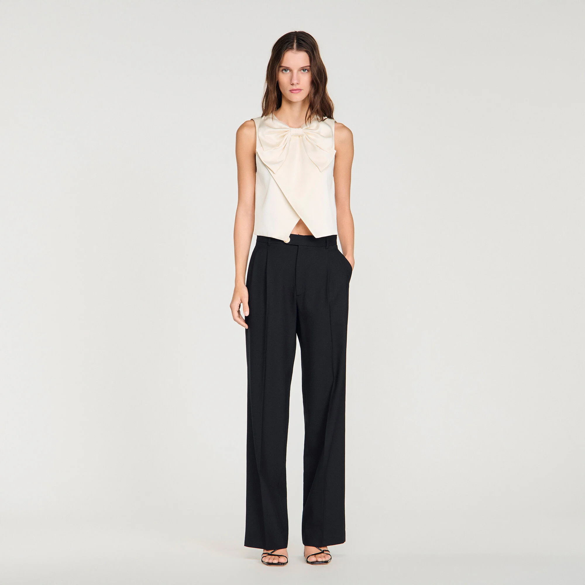 Pantalon de tailleur laine