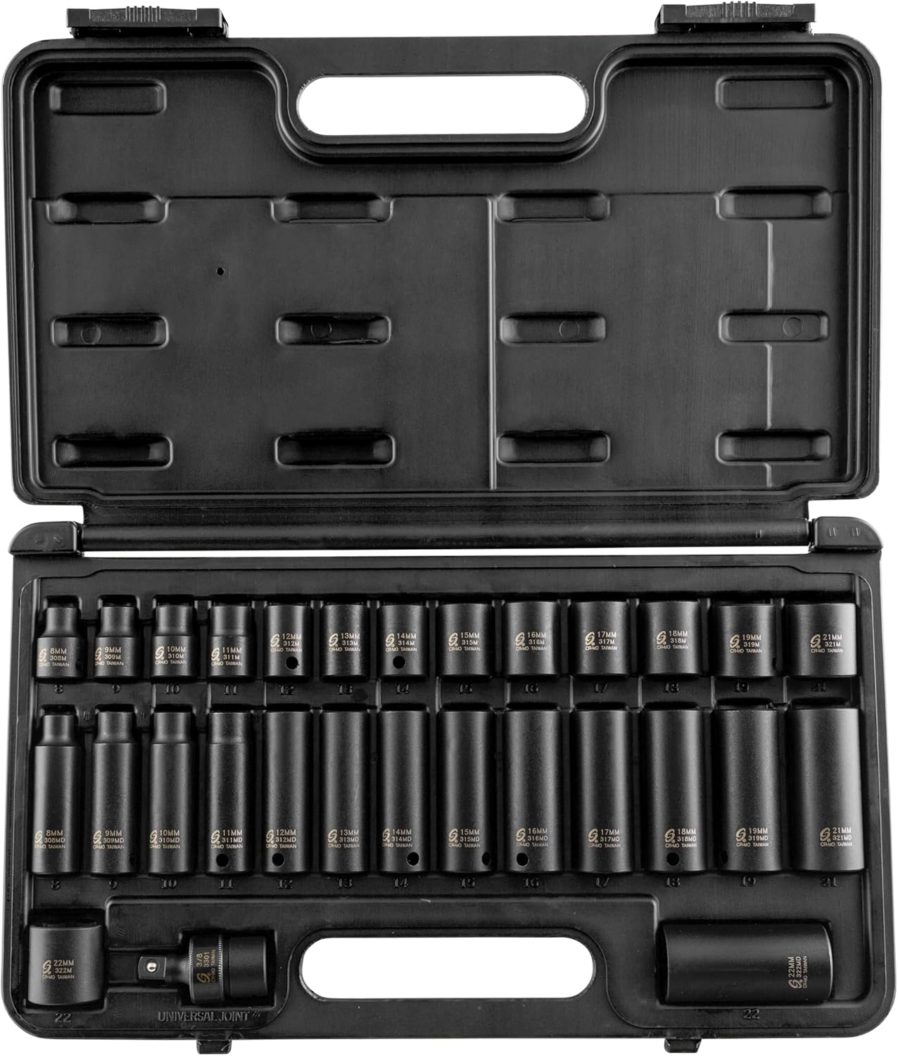 Sunex Tools - 3/8 DRIVE 29 PIECE METRIC MASTER IMPACT SOCKET SE