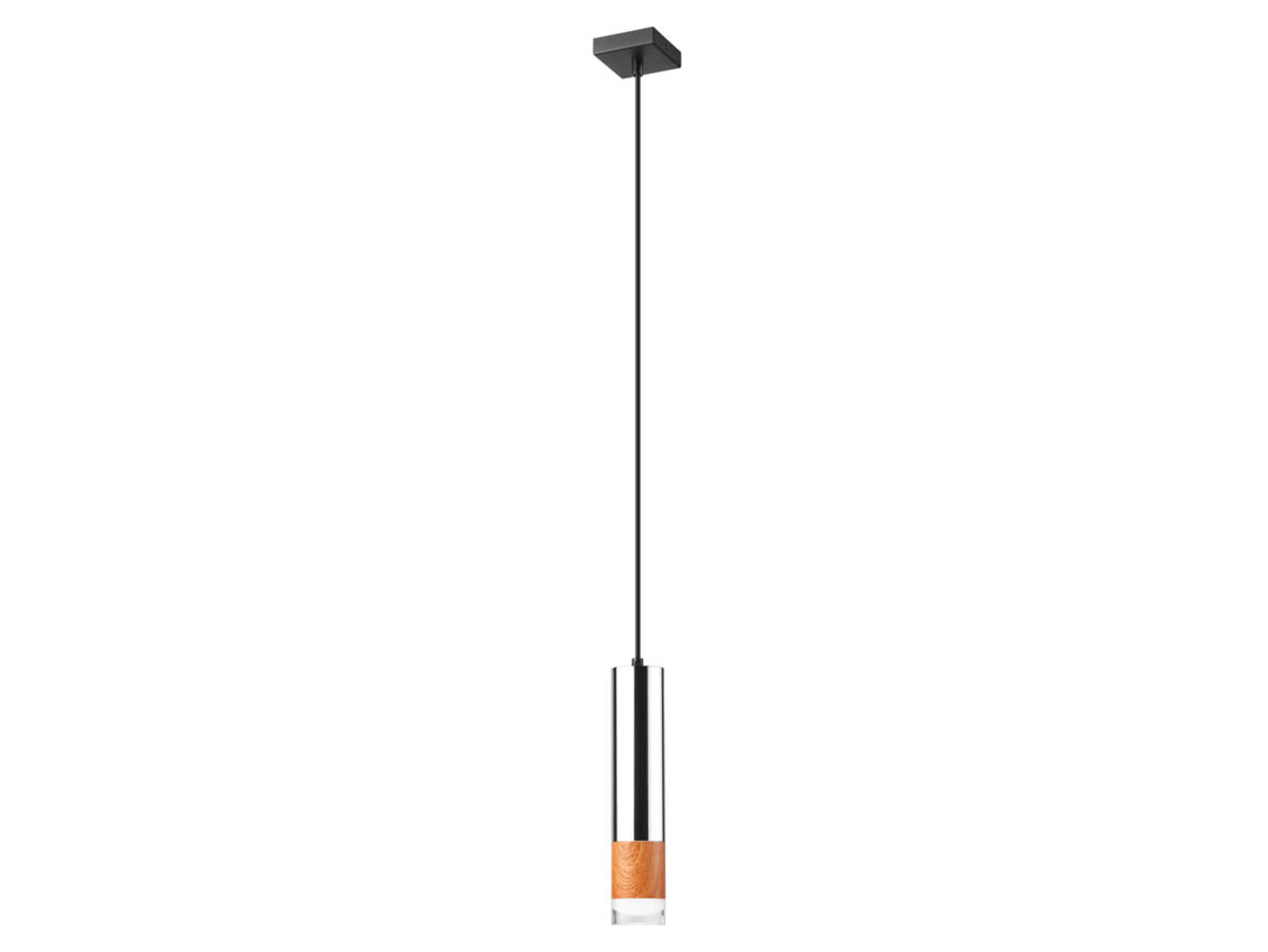 Lampa wisząca Aurelia metalowa srebrna