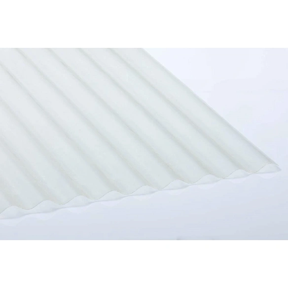 Wellplatte, BxL: 900 x 2000 mm, Polyester, natur