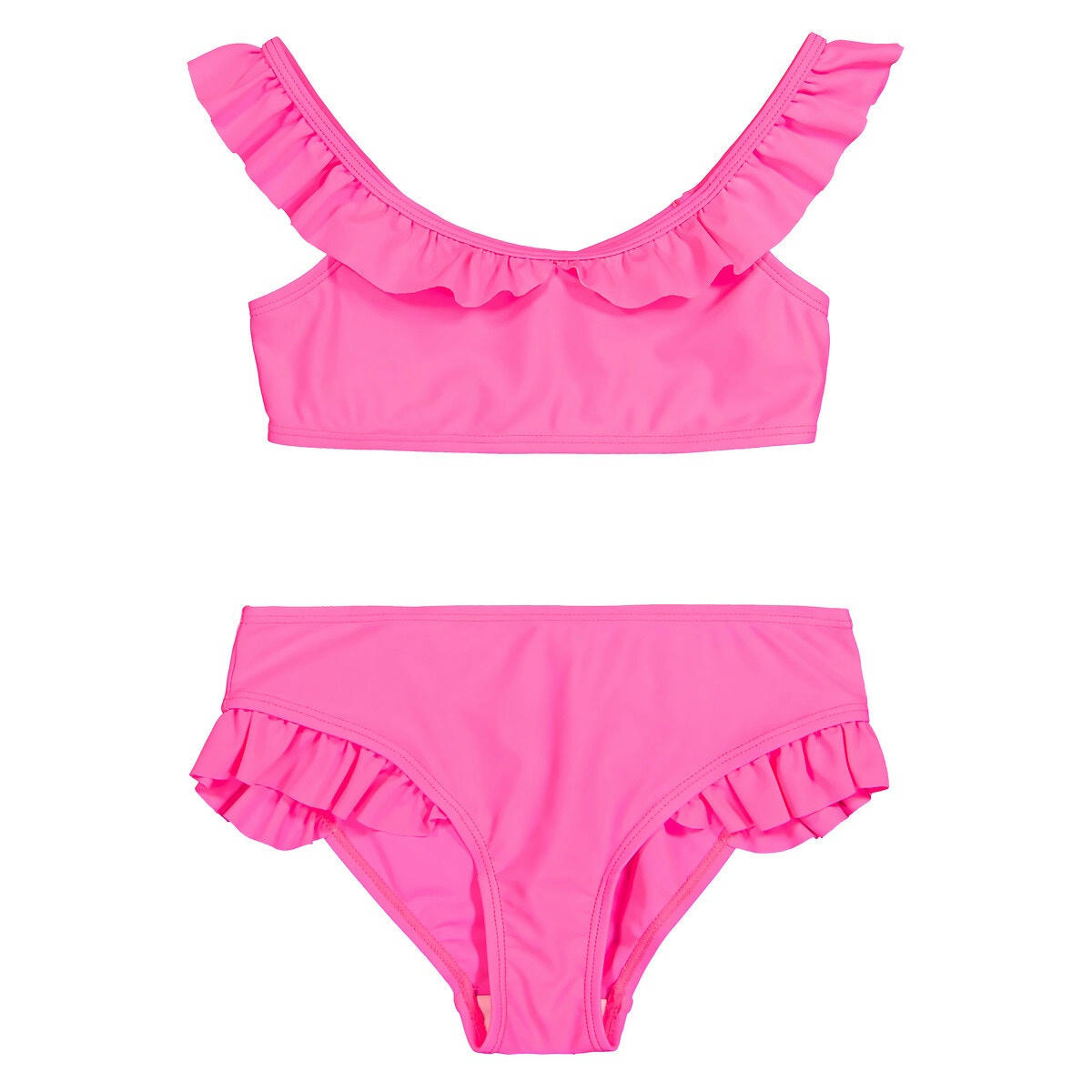 Maillot de bain 2 pièces à volants