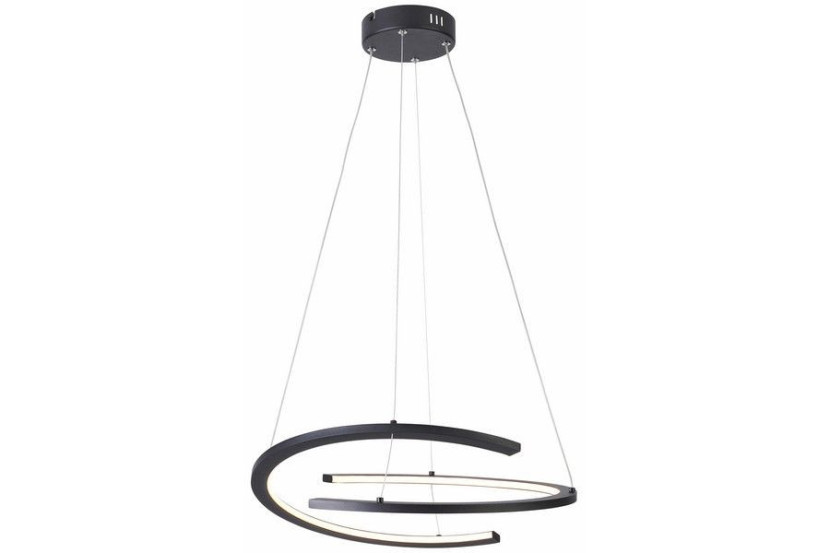 Lampa wisząca Ancor czarna LED 1x30W Odcienie bieli 2400lm Reality
