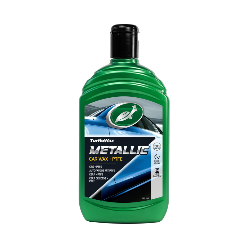 Cire pour voiture Metallic Wax 0,5 L TURTLE WAX