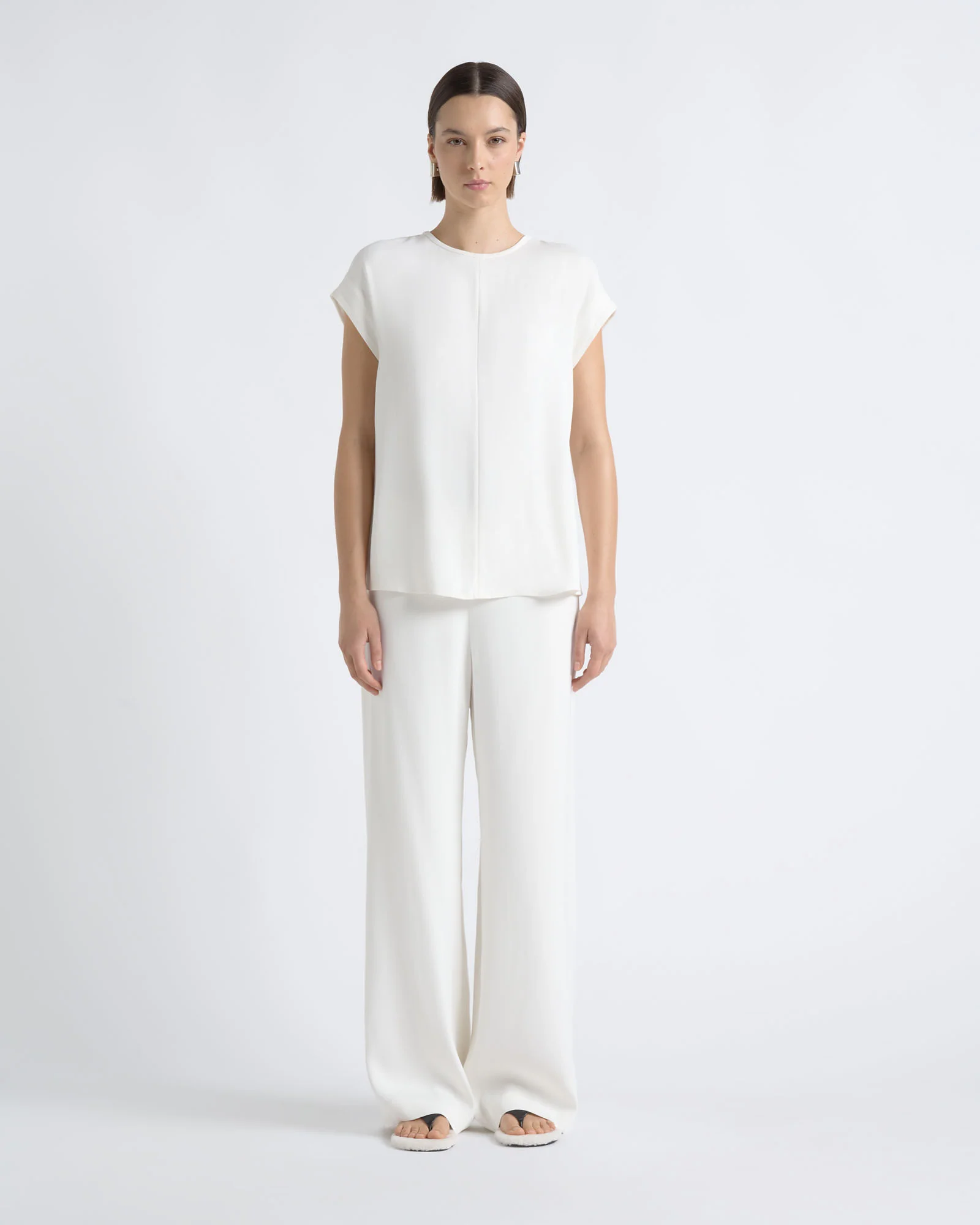 Soft Sleeve Shell Top