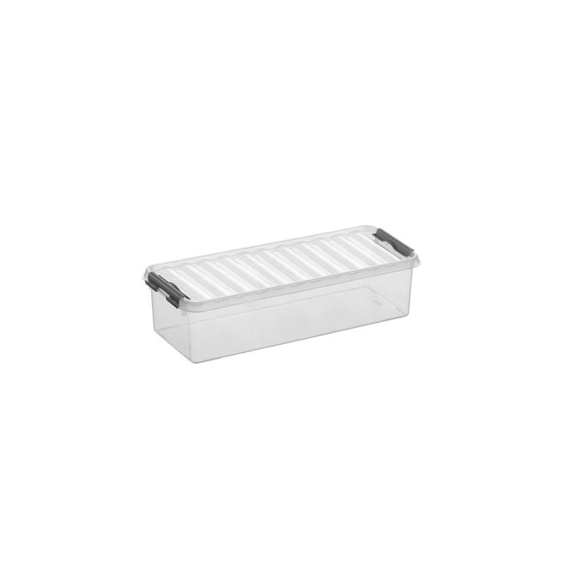 Box de rangement Q-line avec couvercle à clips transparent 3,5 L SUNWARE