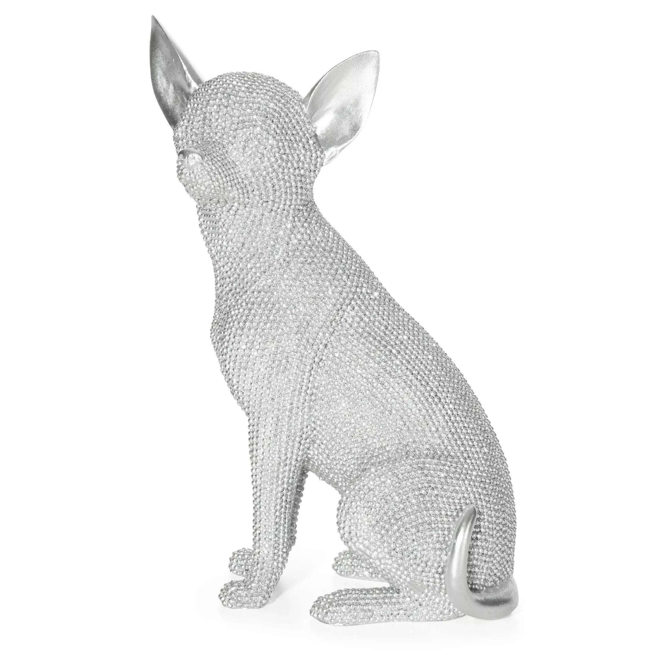 Figurka srebrna pieso drobnym strukturalnym wzorze 16x11x26cm ELDO 2