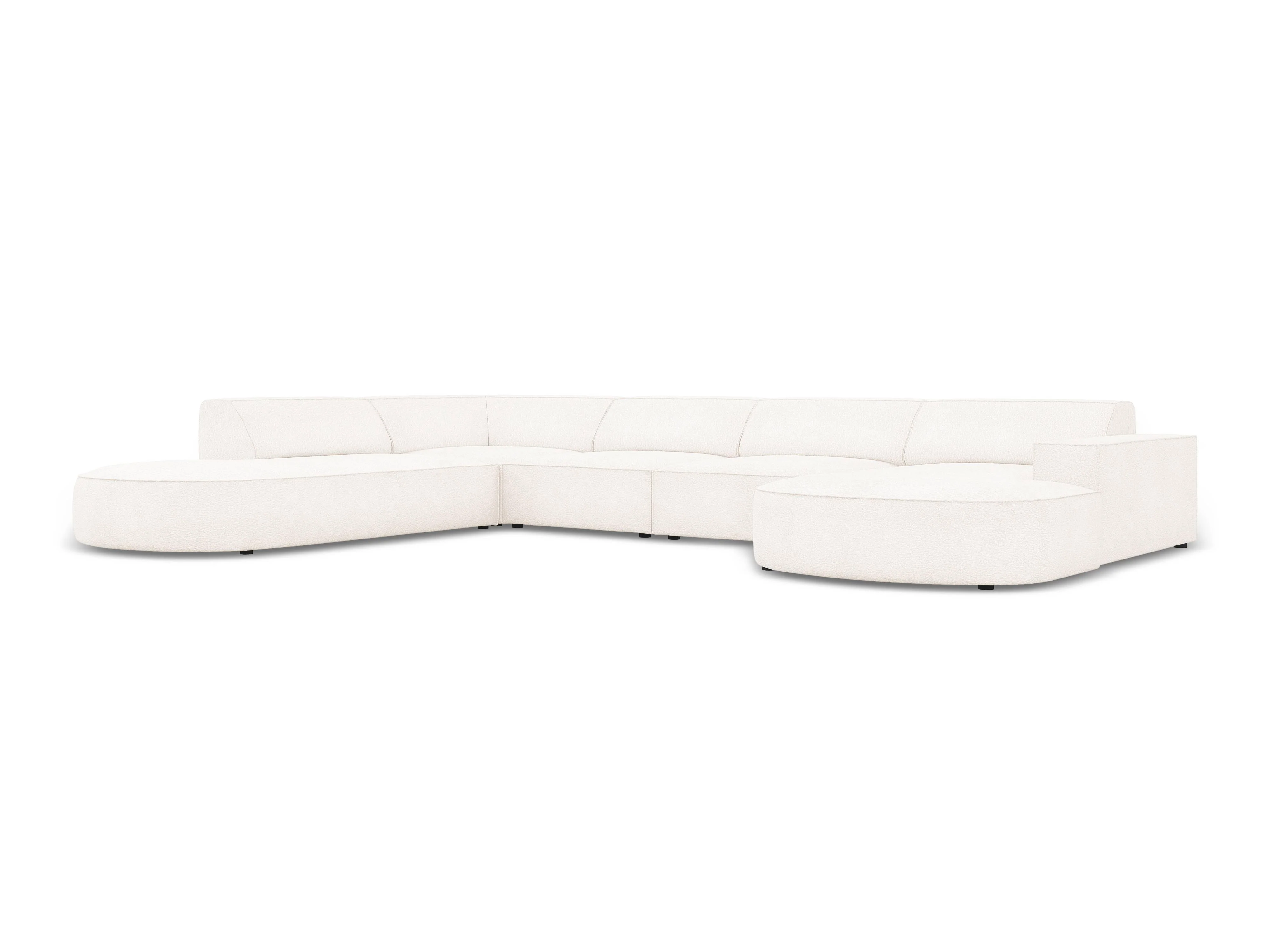 U-bank Jodie bouclé Chaise longue links